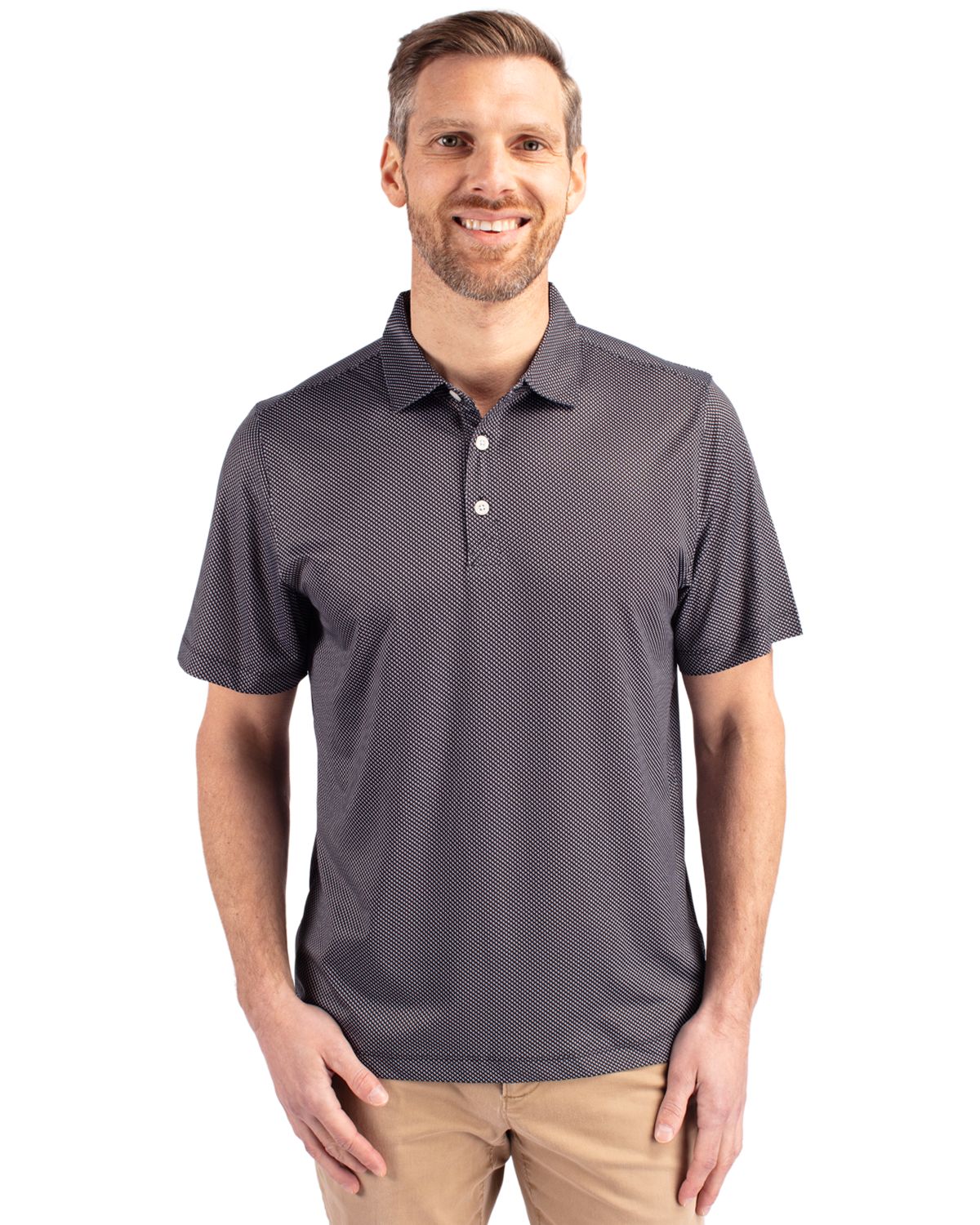 Cutter & Buck Men's Pike Recycled Symmetry Print Polo-1