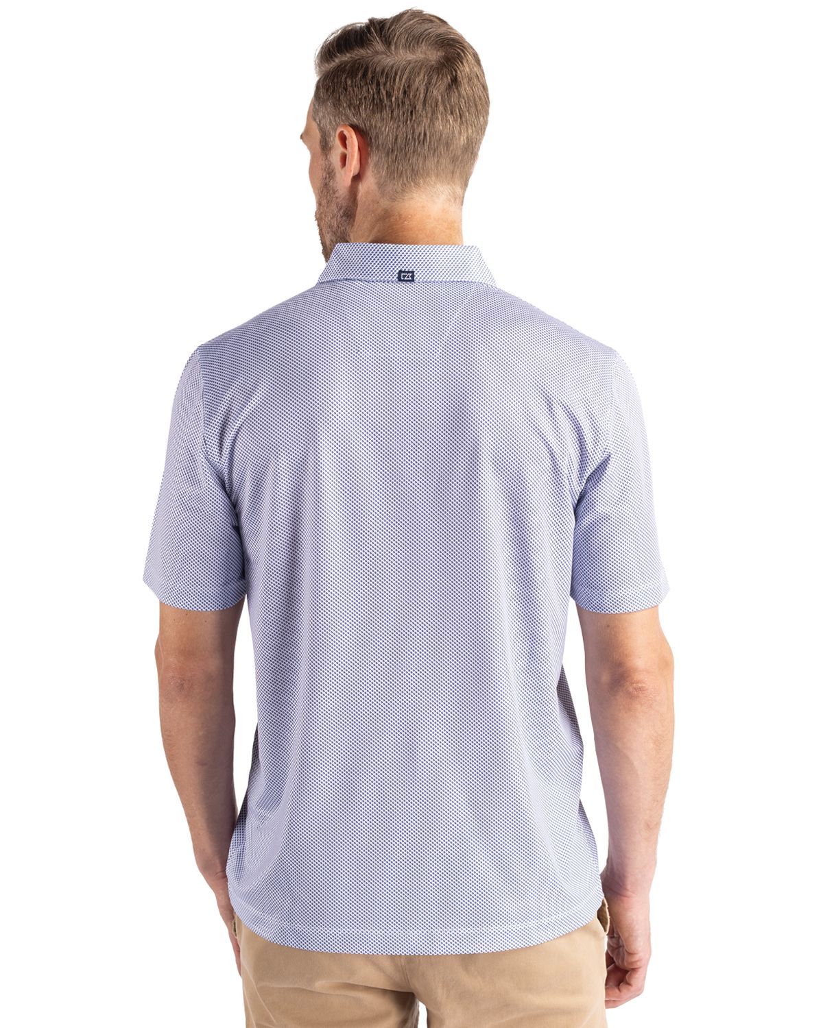 Cutter & Buck Men's Pike Recycled Symmetry Print Polo-4