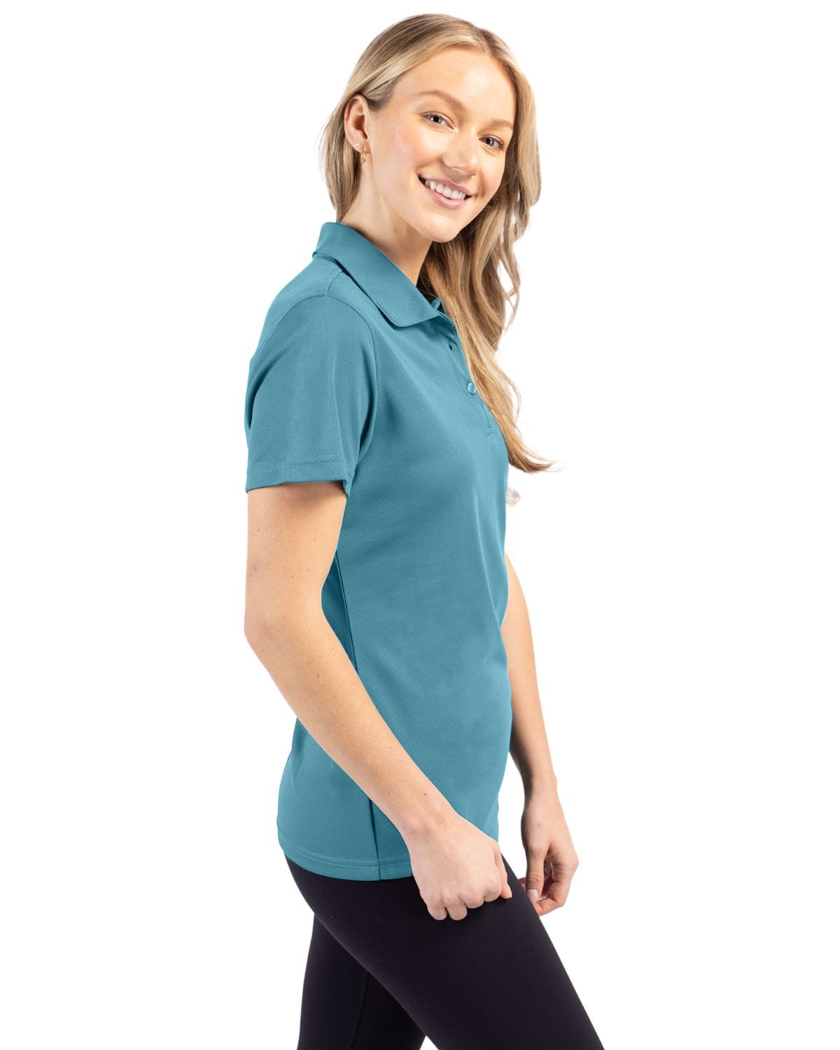 Clique Women's Spin Solution-dyed Performance Pique Polo-5