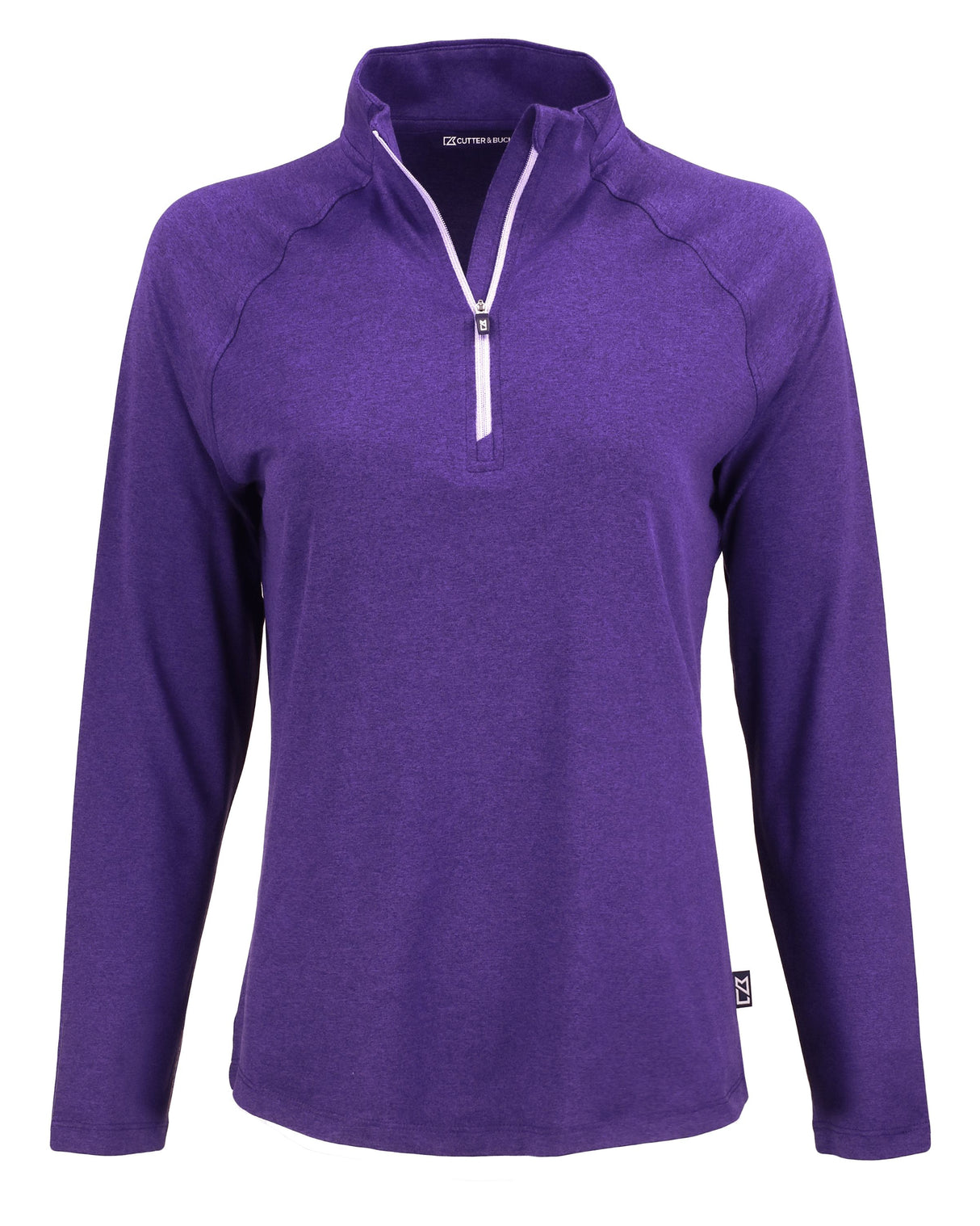Cutter & Buck Women's Coastline Recycled Double Peached Quarter Zip Pullover-4