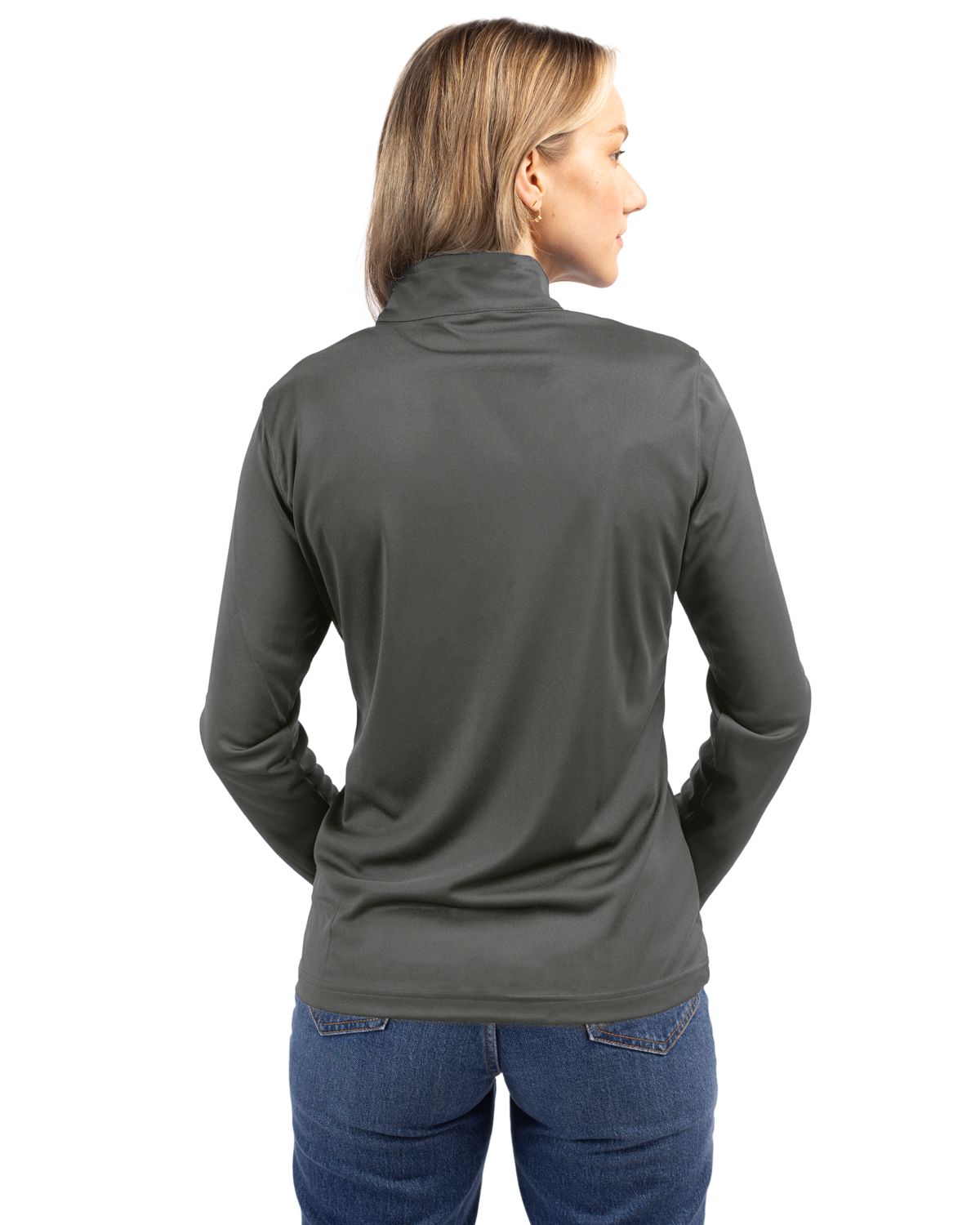 Clique Women's Spin Solution-dyed Performance Interlock Half Zip-2