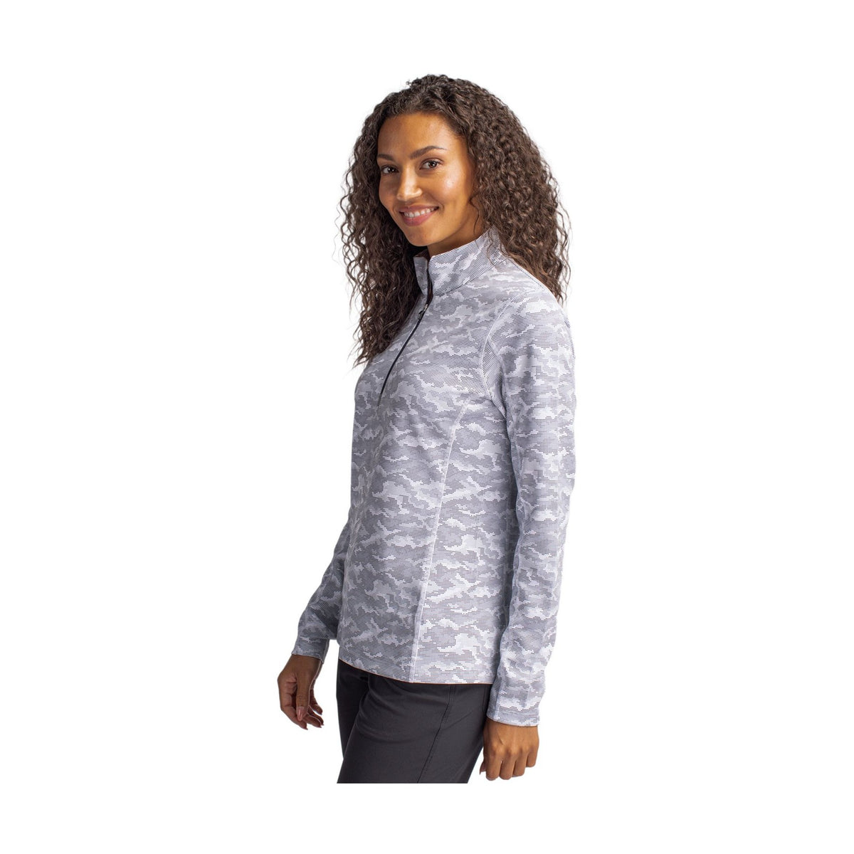 Cutter & Buck Women's Traverse Quarter Zip Pullover-8