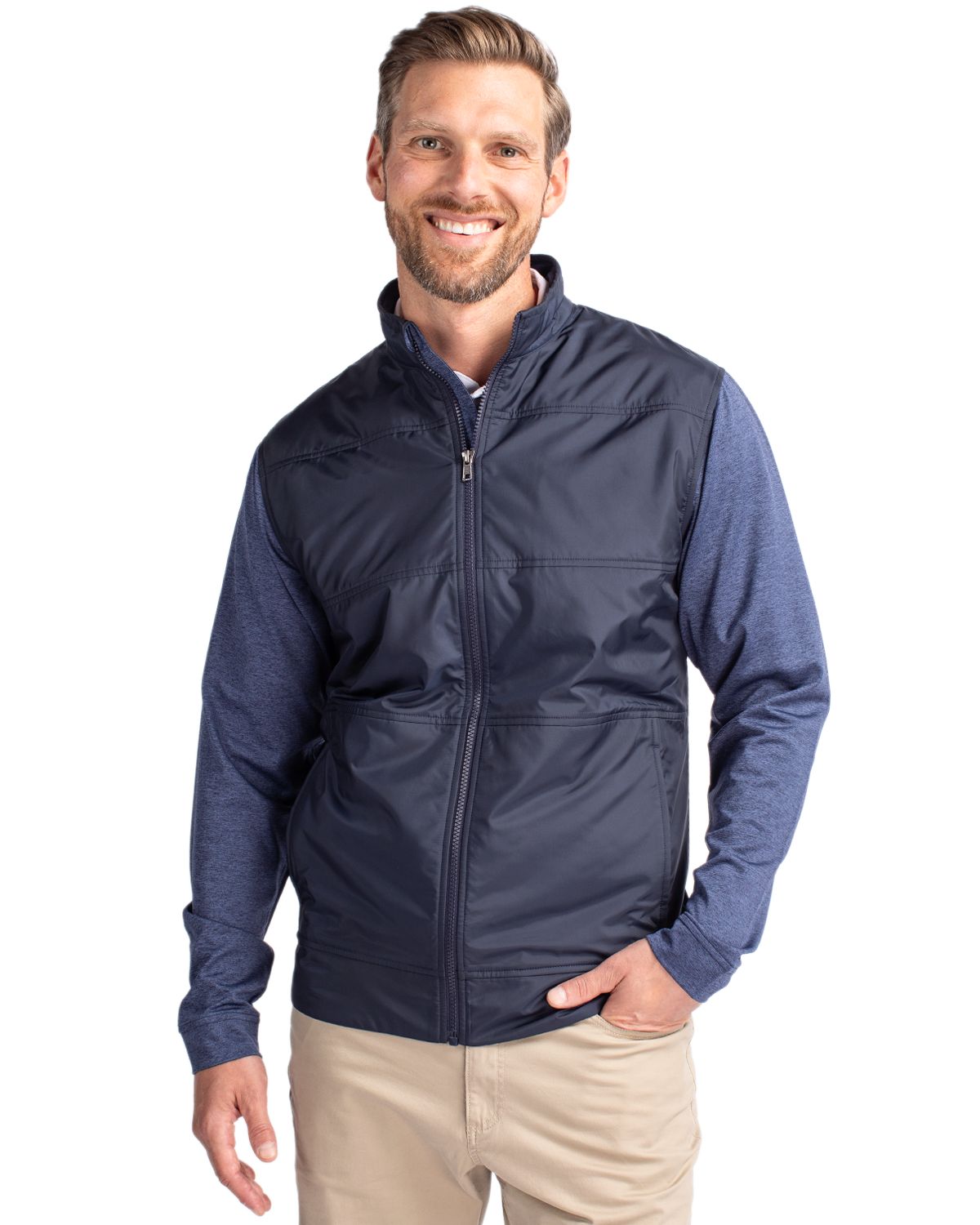 Cutter & Buck Men's Stealth Big & Tall Windbreaker Jacket-10