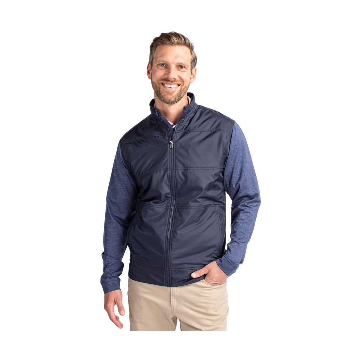Cutter & Buck Men's Stealth Big & Tall Windbreaker Jacket-10