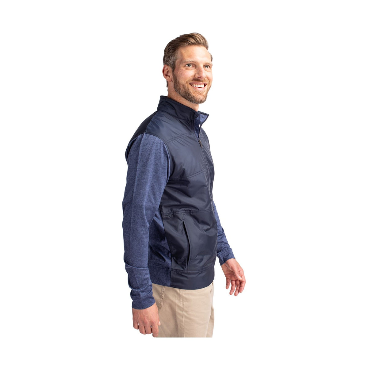 Cutter & Buck Men's Stealth Big & Tall Windbreaker Jacket-12