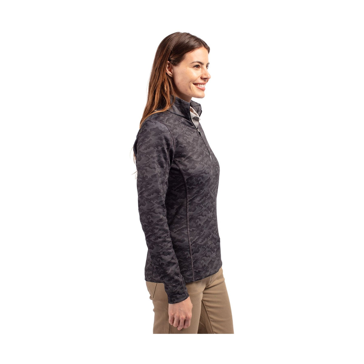 Cutter & Buck Women's Traverse Quarter Zip Pullover-3