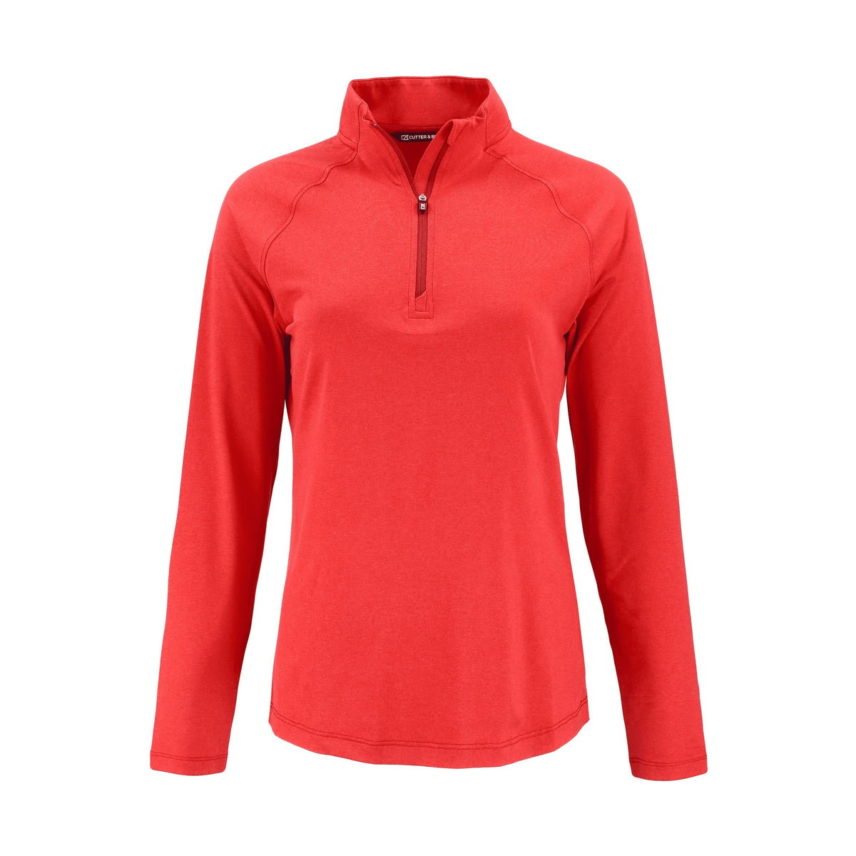 Cutter & Buck Women's Coastline Recycled Double Peached Quarter Zip Pullover-4