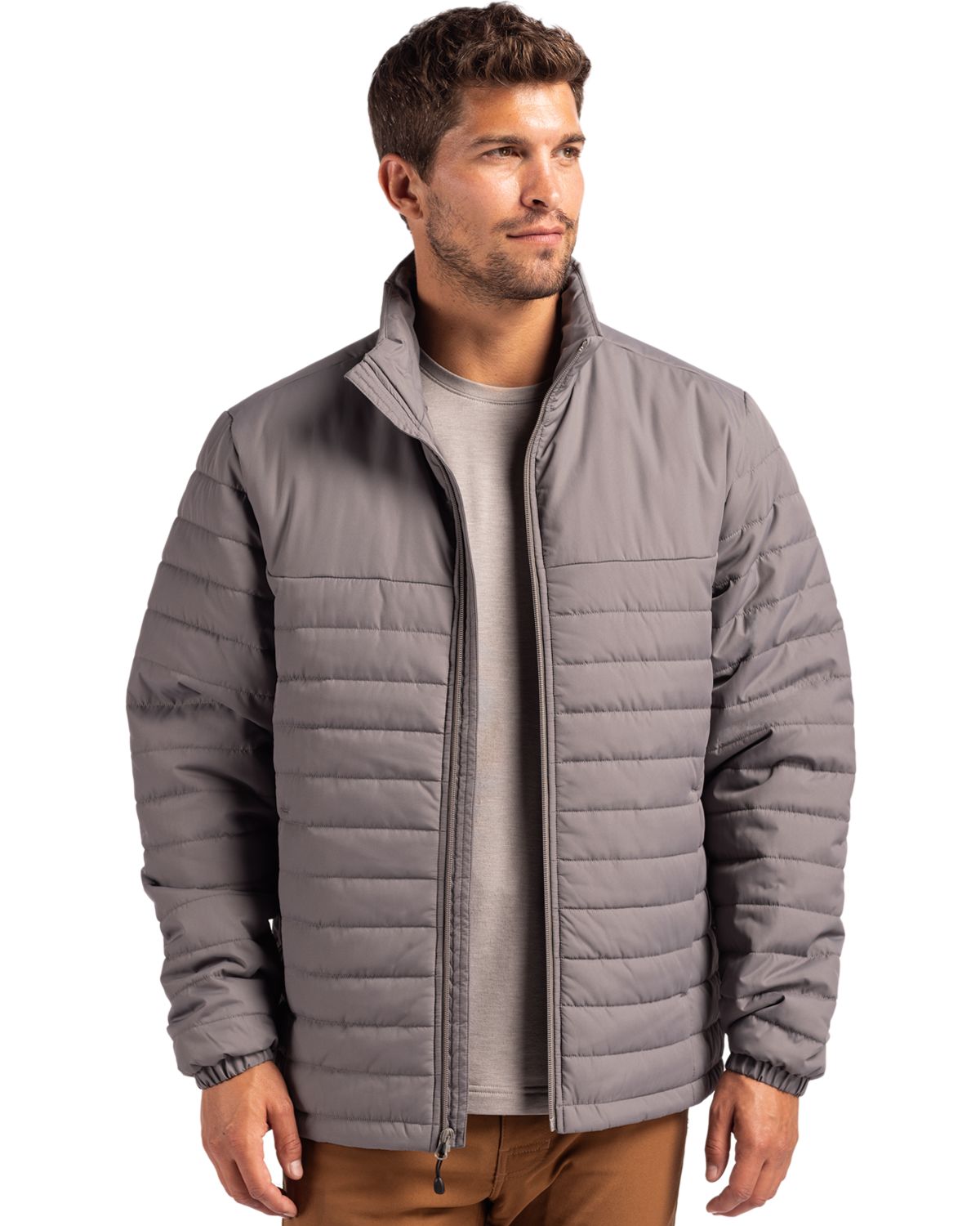Clique Men's Elevation Recycled Insulated Puffer Full Zip Jacket-2