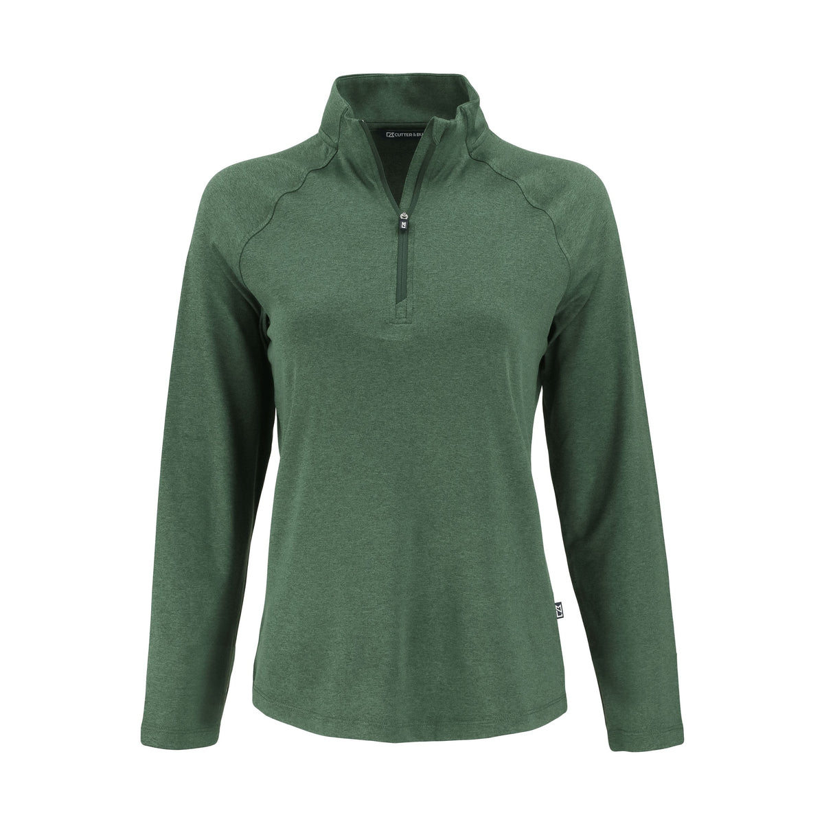 Cutter & Buck Women's Coastline Recycled Double Peached Quarter Zip Pullover-4