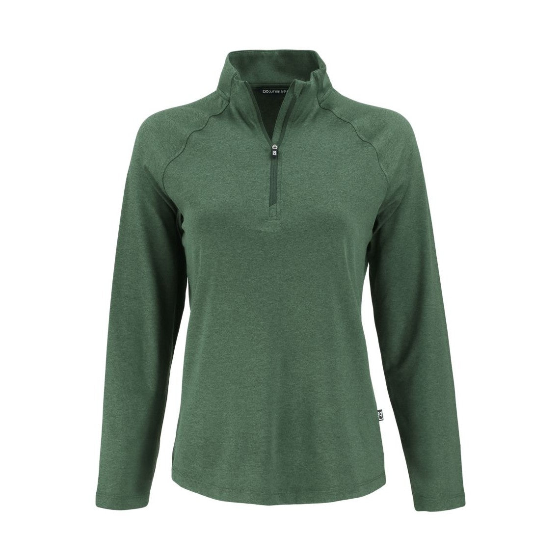 Cutter & Buck Women's Coastline Recycled Double Peached Quarter Zip Pullover-5