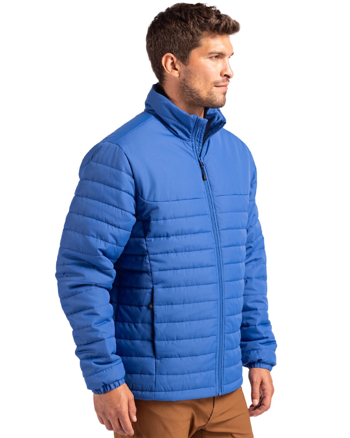 Clique Men's Elevation Recycled Insulated Puffer Full Zip Jacket-5