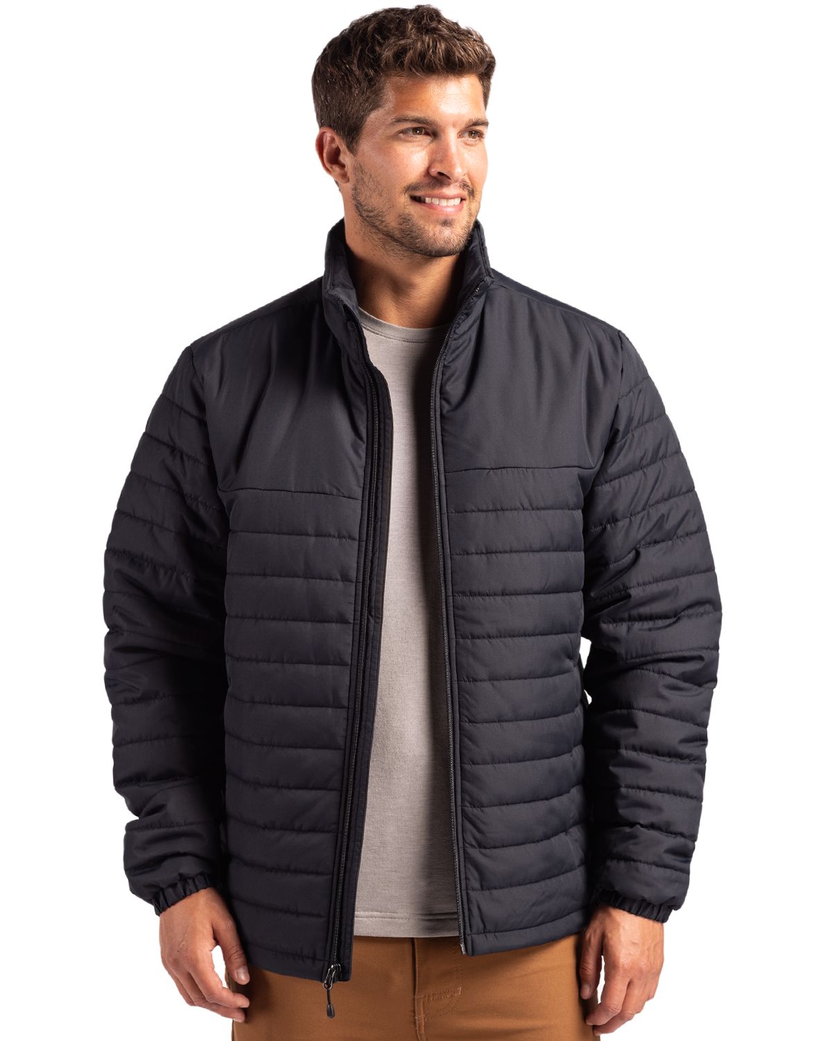Clique Men's Elevation Recycled Insulated Puffer Full Zip Jacket-1