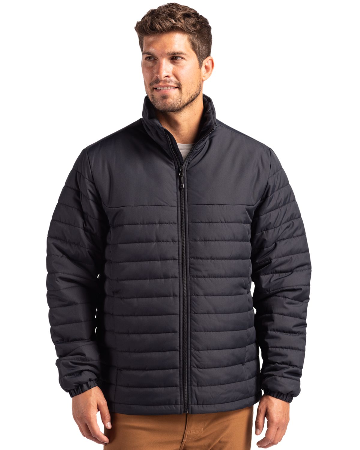 Clique Men's Elevation Recycled Insulated Puffer Full Zip Jacket-3