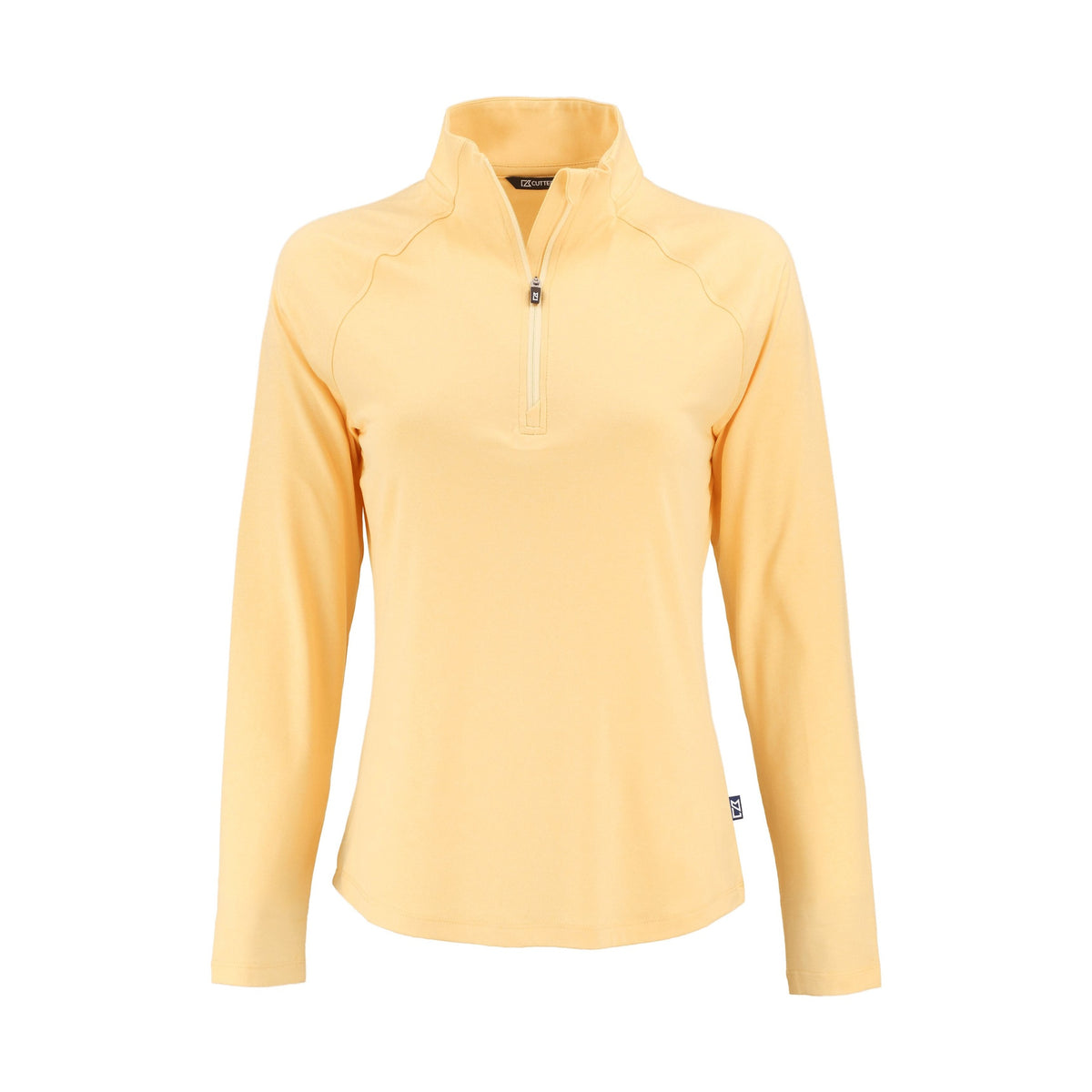 Cutter & Buck Women's Coastline Recycled Double Peached Quarter Zip Pullover-4