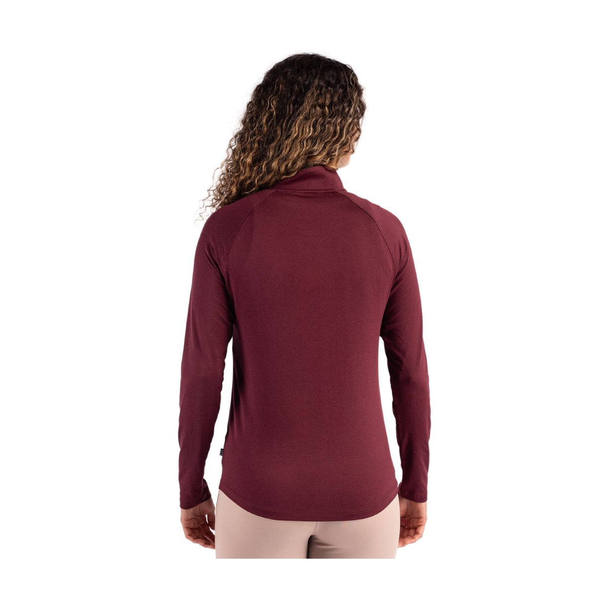 Cutter & Buck Women's Coastline Recycled Double Peached Quarter Zip Pullover-2