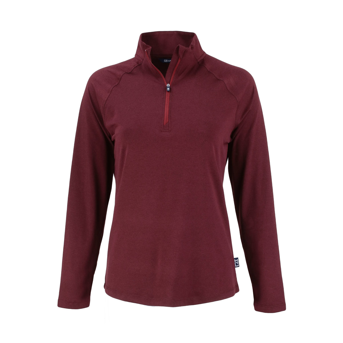 Cutter & Buck Women's Coastline Recycled Double Peached Quarter Zip Pullover-5