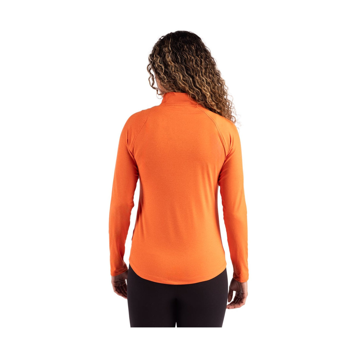 Cutter & Buck Women's Coastline Recycled Double Peached Quarter Zip Pullover-2