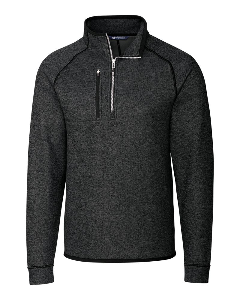 Cutter & Buck Men's Mainsail Sweater-Knit Half Zip Jacket-2