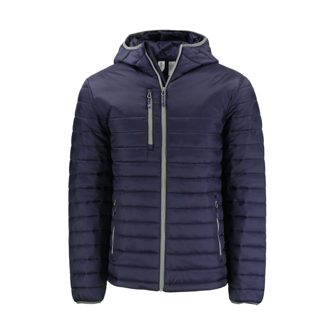 Clique Men's Valhalla Recycled Insulated Puffer Full Zip Hooded Jacket-2
