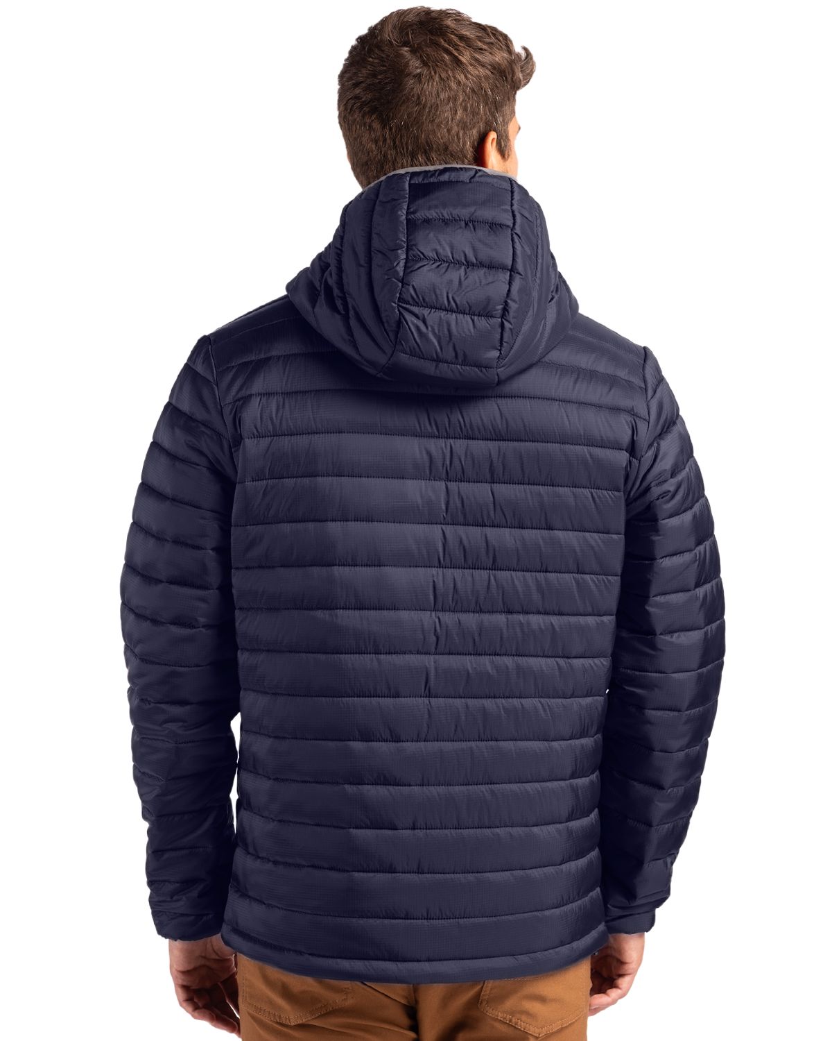 Clique Men's Valhalla Recycled Insulated Puffer Full Zip Hooded Jacket-6
