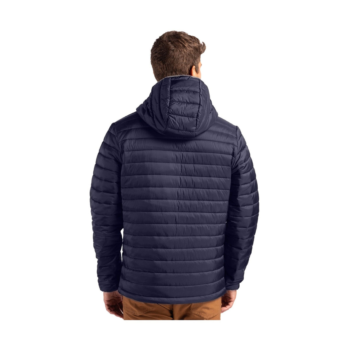 Clique Men's Valhalla Recycled Insulated Puffer Full Zip Hooded Jacket-6