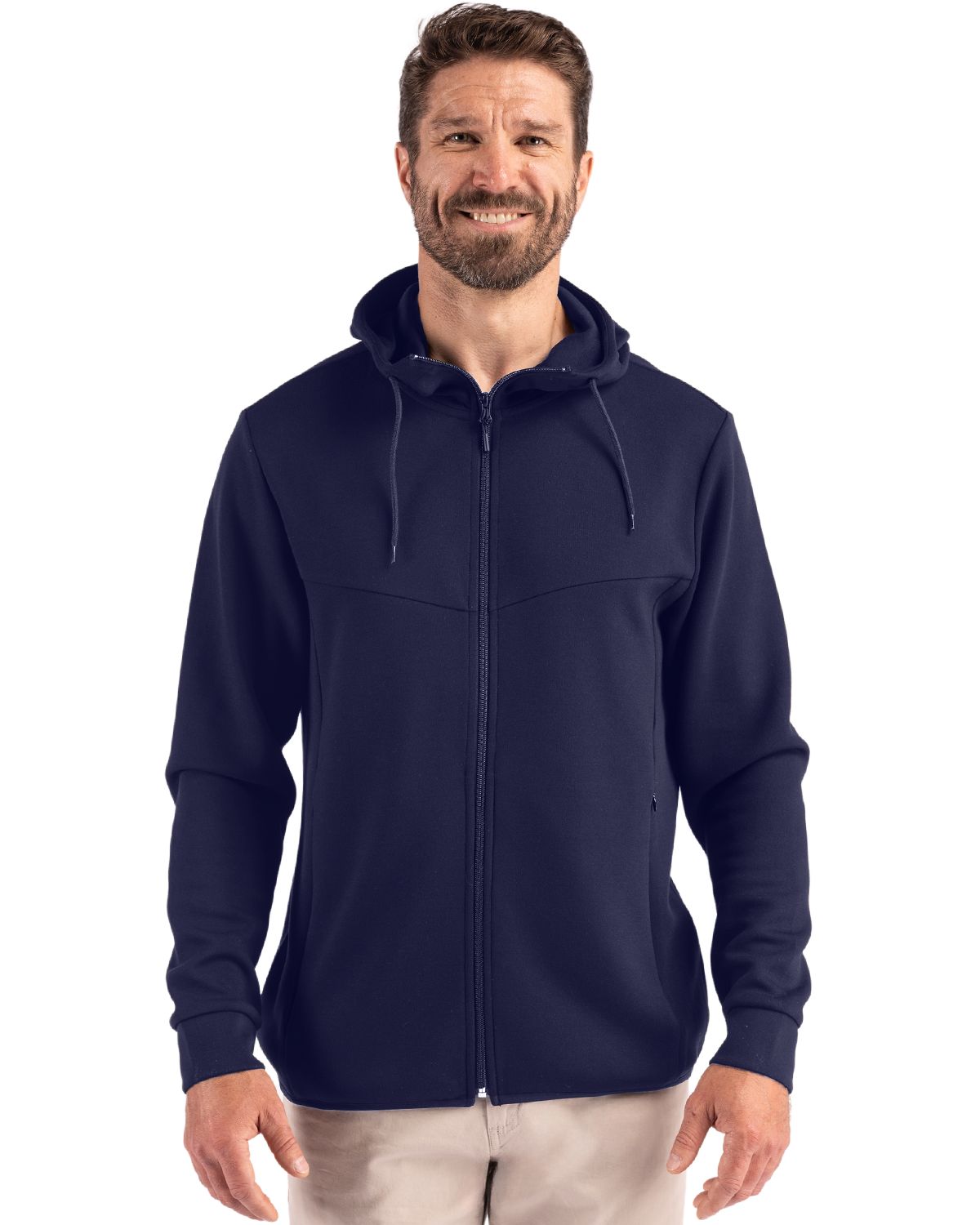 Clique Men's Haven Recycled Full Zip Hooded Sweatshirt-4