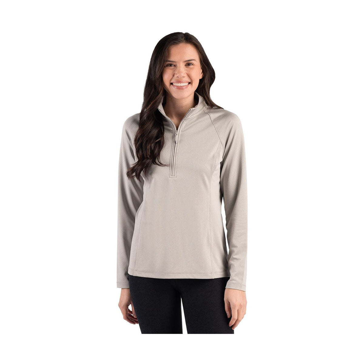 Clique Women's Dash Recycled Quarter Zip Sweatshirt-1