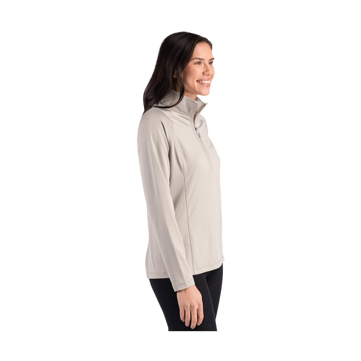 Clique Women's Dash Recycled Quarter Zip Sweatshirt-3