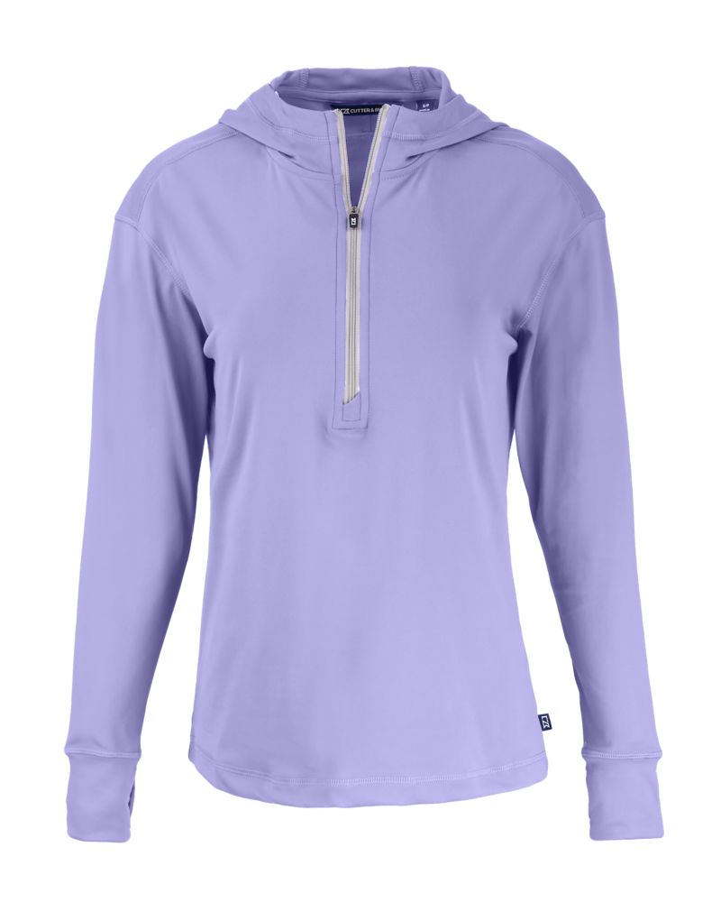 Cutter & Buck Women's Daybreak Recycled Half Zip Hooded Pullover-2