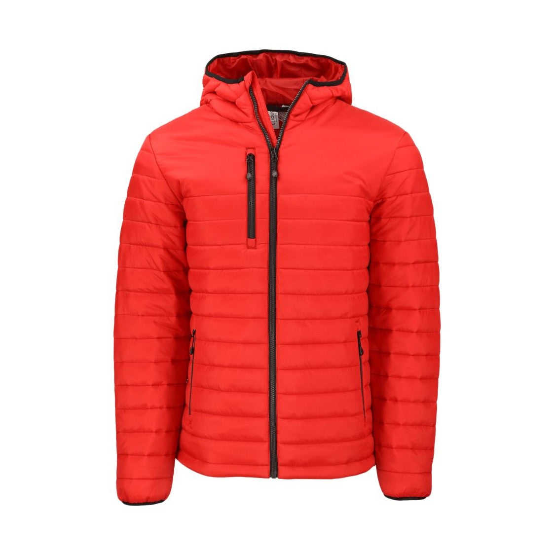 Clique Men's Valhalla Recycled Insulated Puffer Full Zip Hooded Jacket-2