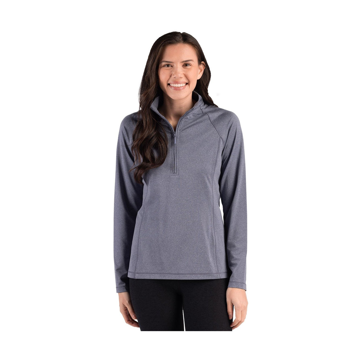 Clique Women's Dash Recycled Quarter Zip Sweatshirt-2