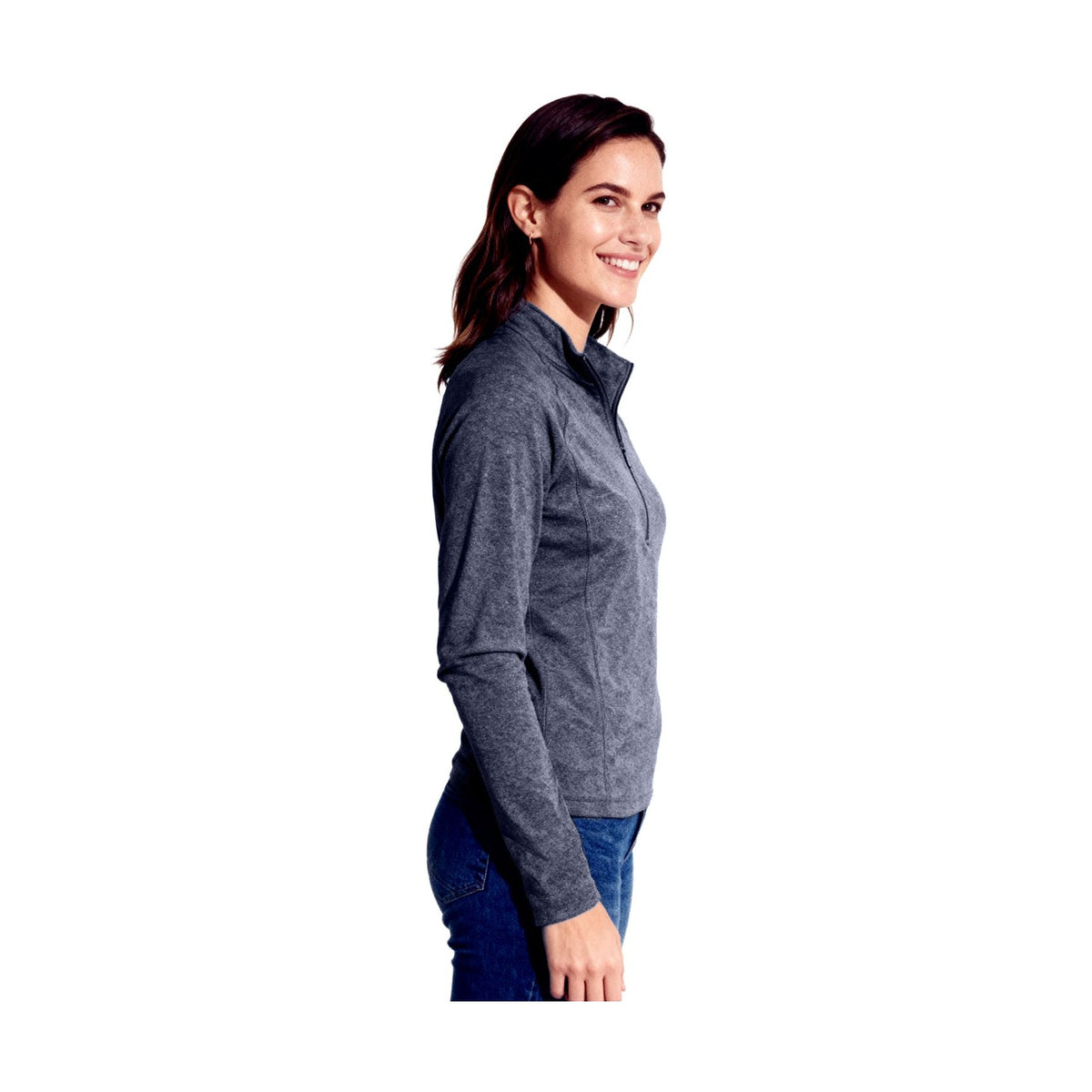 Clique Women's Dash Recycled Quarter Zip Sweatshirt-4