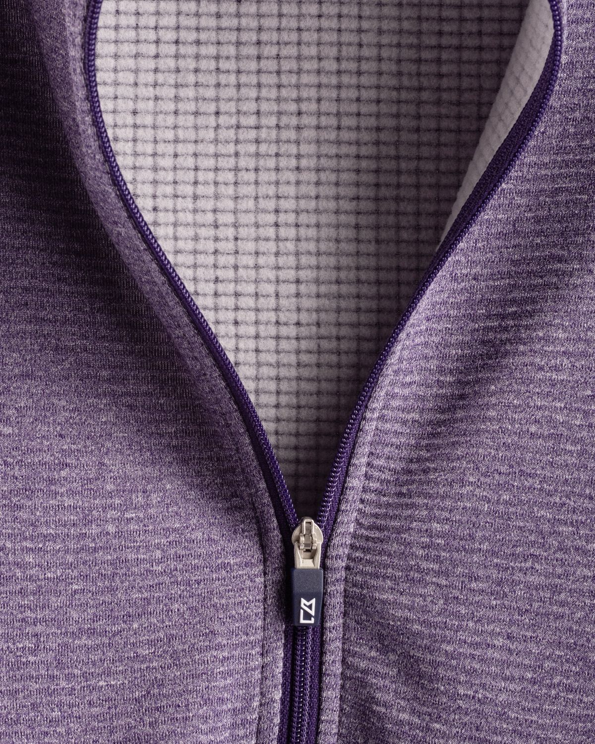 Cutter & Buck Women's Peshastin Recycled GridFleece Half Zip Pullover-1