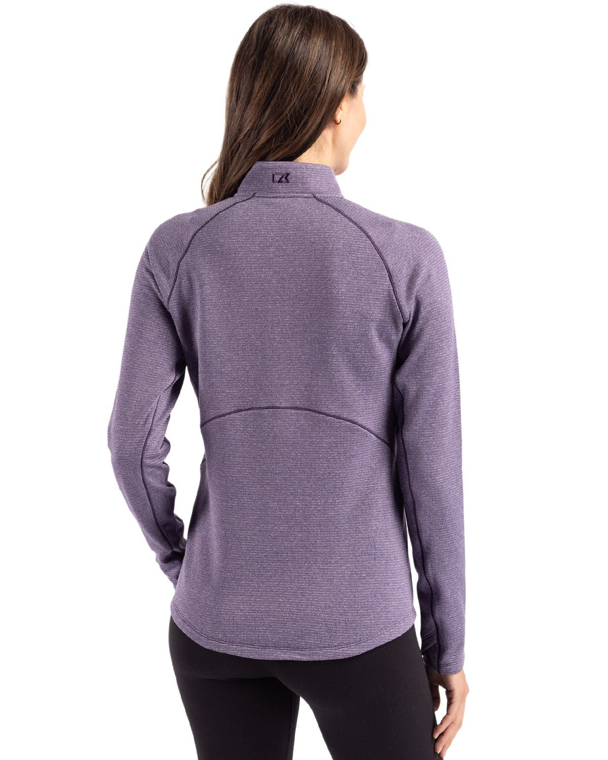 Cutter & Buck Women's Peshastin Recycled GridFleece Half Zip Pullover-6