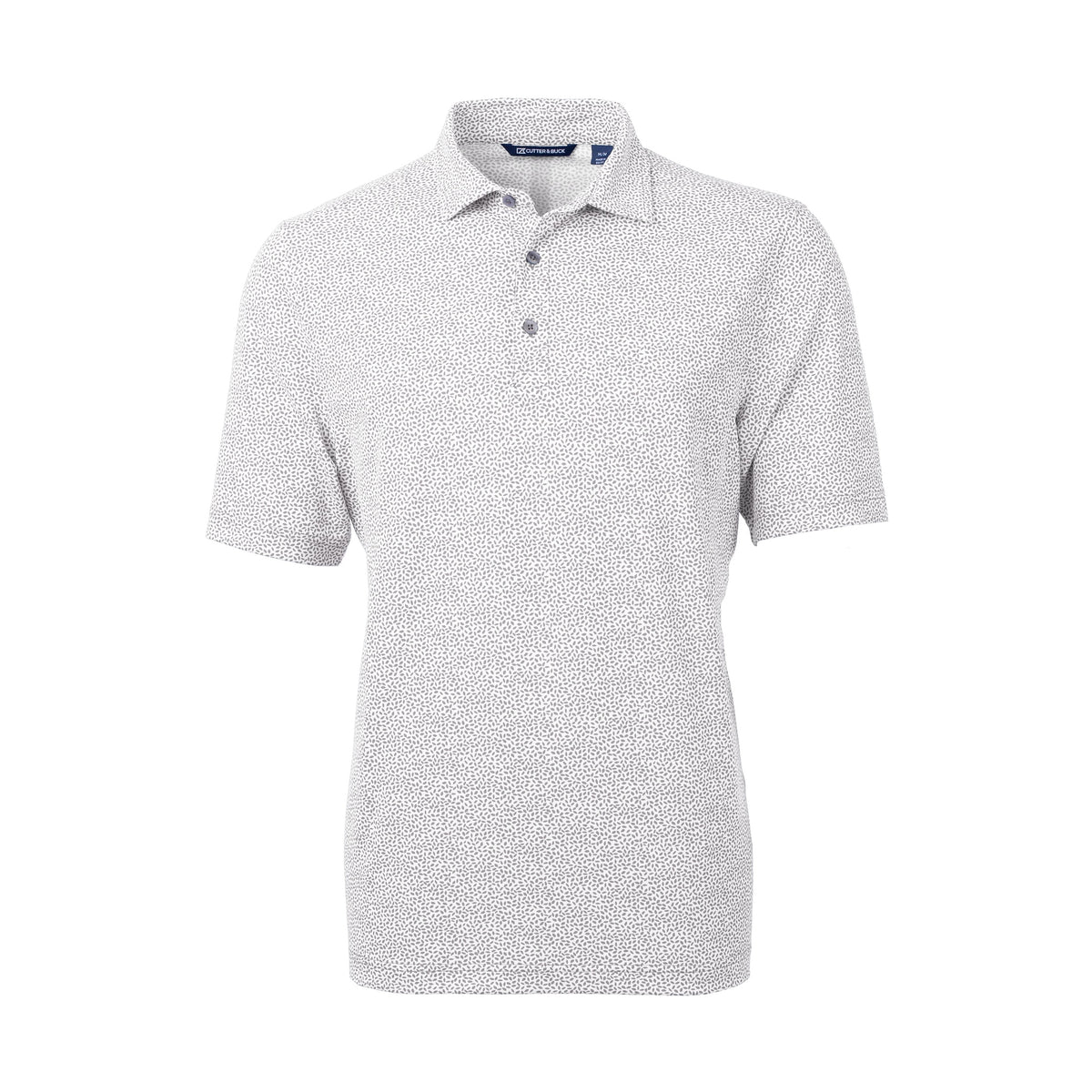 Cutter & Buck Men's Virtue Recycled Botanical Print Featherlight Pique Polo-1