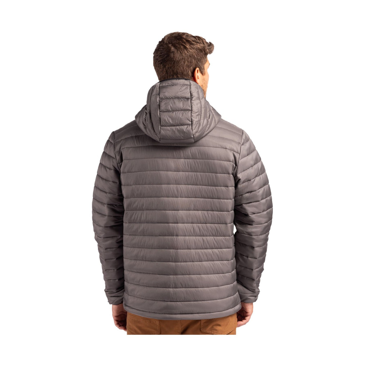 Clique Men's Valhalla Recycled Insulated Puffer Full Zip Hooded Jacket-3