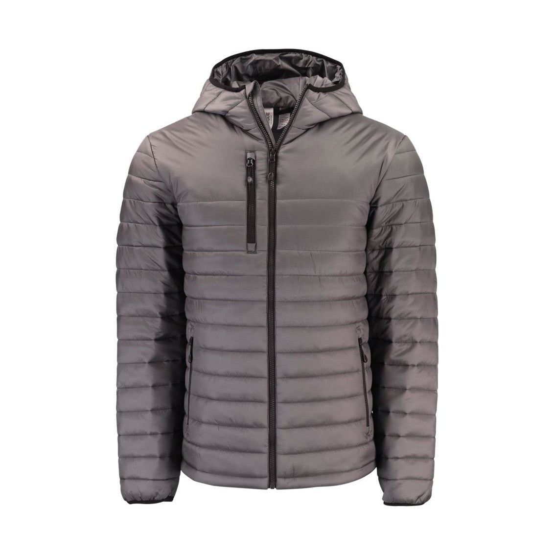 Clique Men's Valhalla Recycled Insulated Puffer Full Zip Hooded Jacket-6