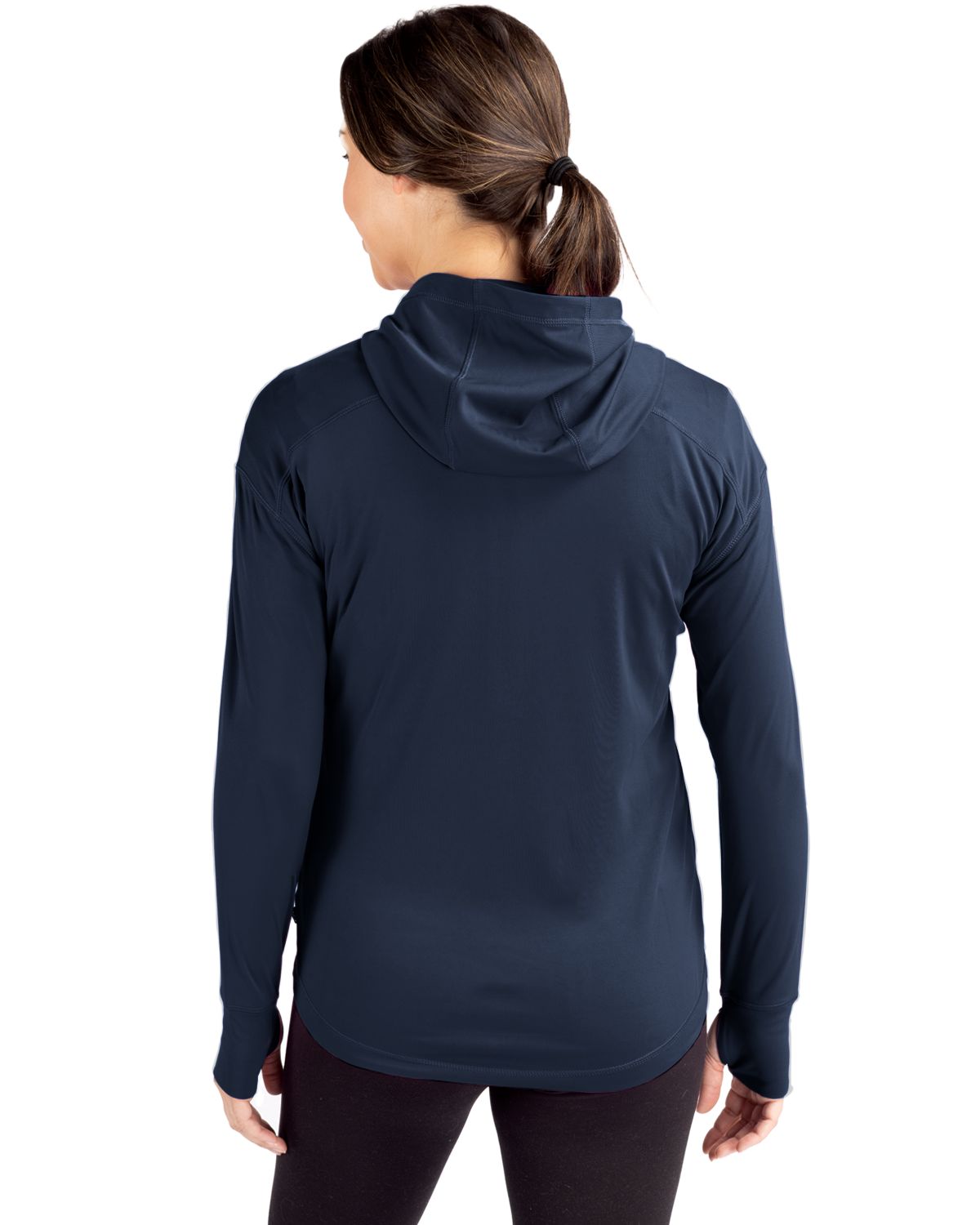 Cutter & Buck Women's Daybreak Recycled Half Zip Hooded Pullover-7