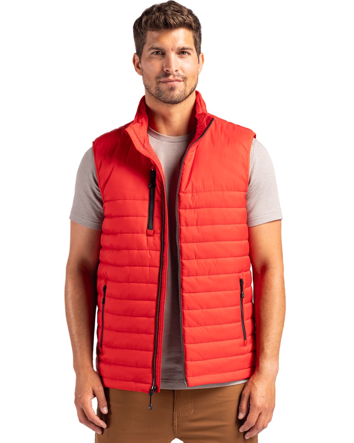 Clique Men's Valhalla Recycled Insulated Puffer Full Zip Vest-5