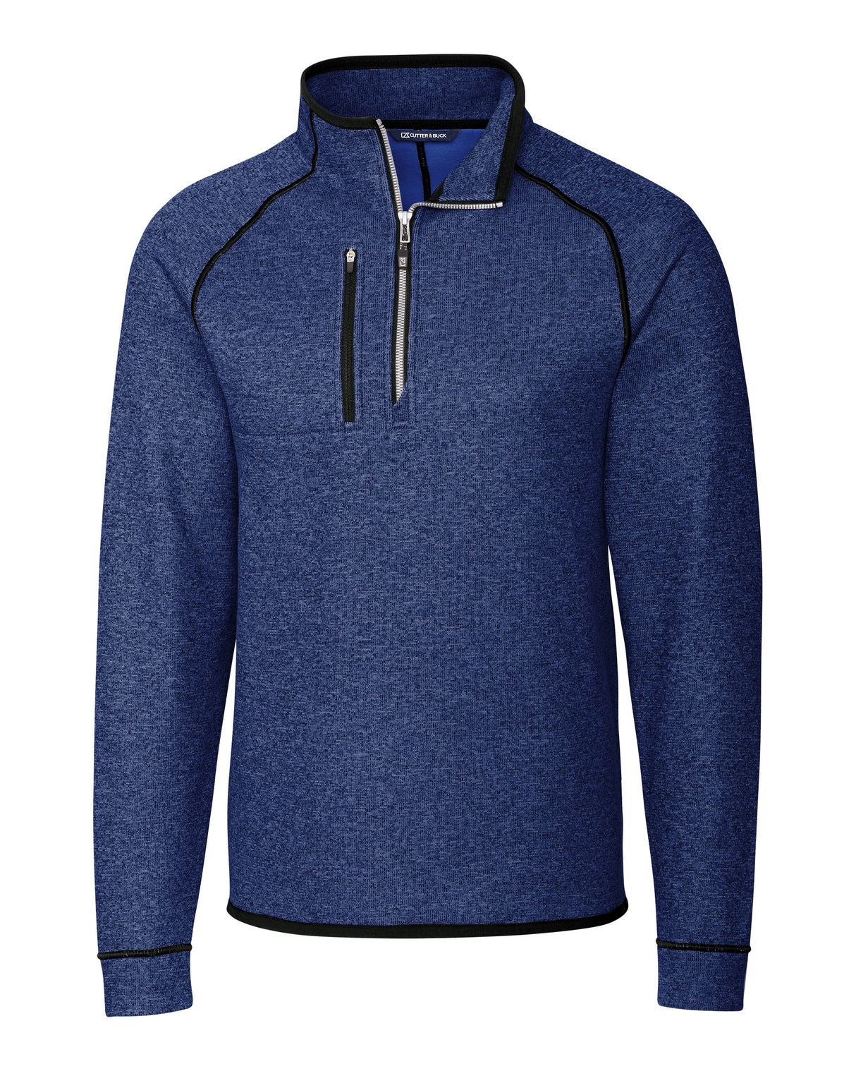 Cutter & Buck Men's Mainsail Sweater-Knit Half Zip Jacket-6