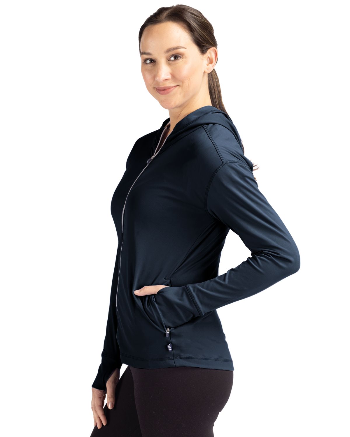 Cutter & Buck Women's Daybreak Recycled Hooded Full Zip-3