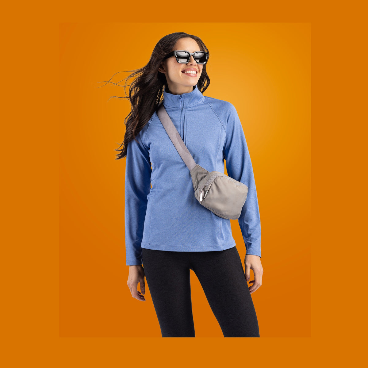 Clique Women's Dash Recycled Quarter Zip Sweatshirt-2