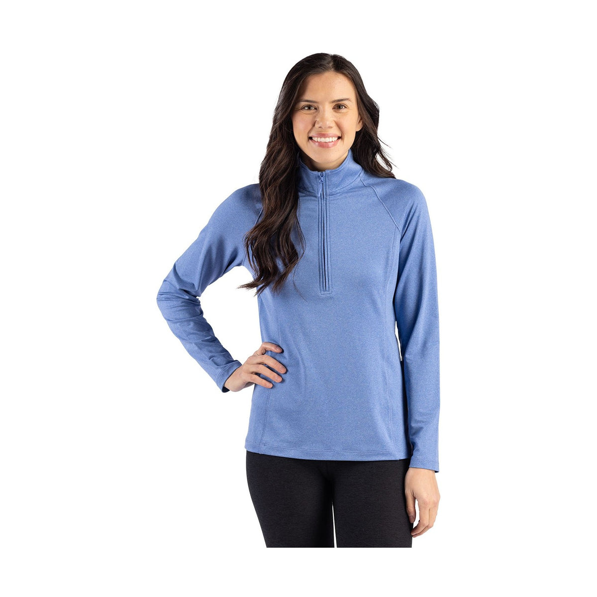 Clique Women's Dash Recycled Quarter Zip Sweatshirt-3