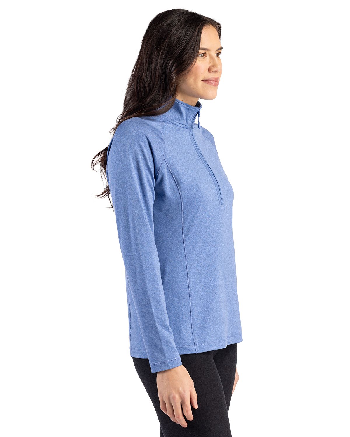 Clique Women's Dash Recycled Quarter Zip Sweatshirt-5