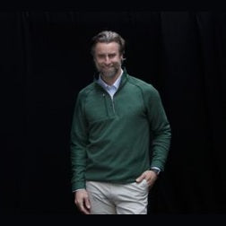 Cutter & Buck Men's Mainsail Sweater-Knit Half Zip Jacket-1