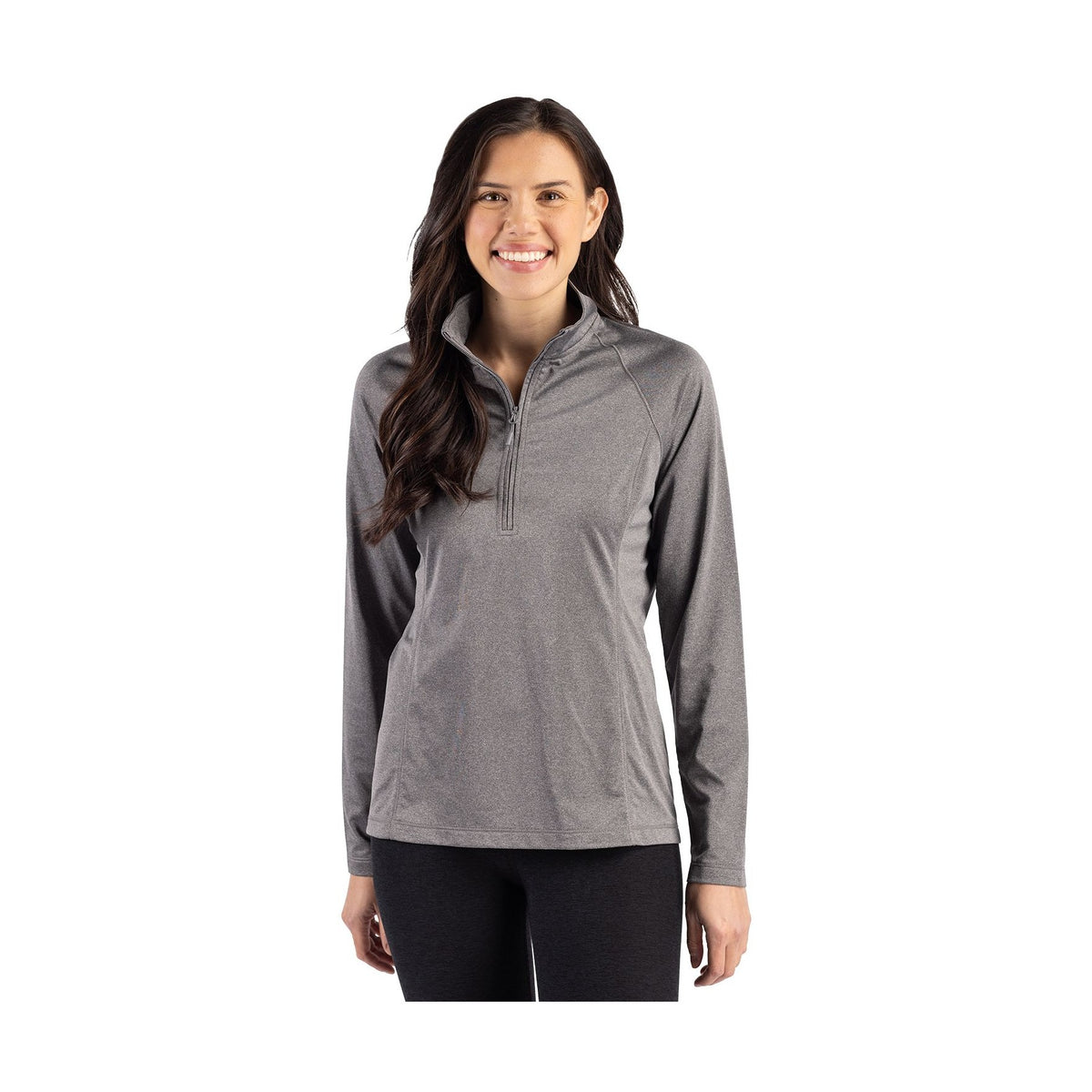 Clique Women's Dash Recycled Quarter Zip Sweatshirt-4