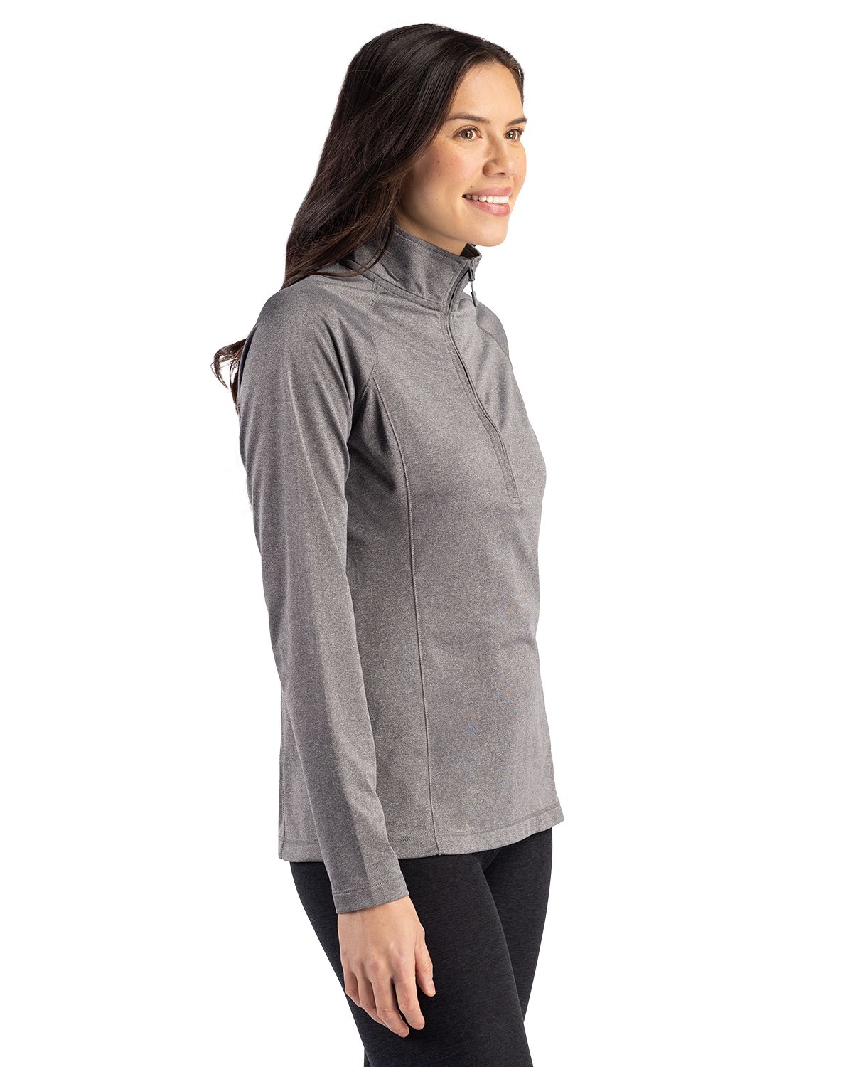 Clique Women's Dash Recycled Quarter Zip Sweatshirt-5