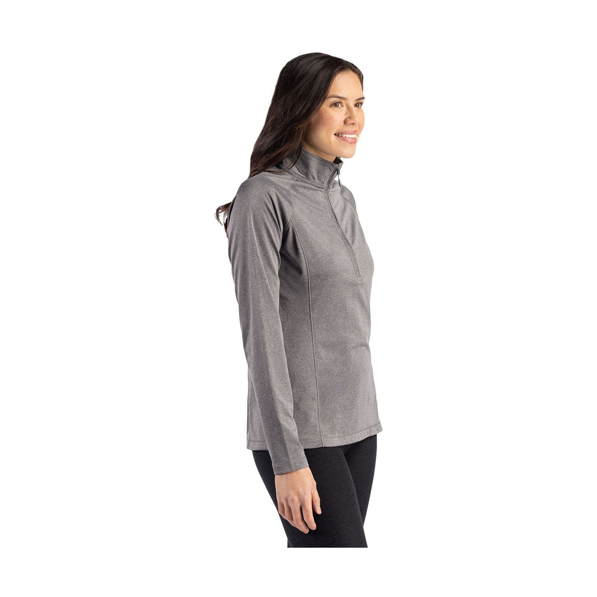 Clique Women's Dash Recycled Quarter Zip Sweatshirt-5