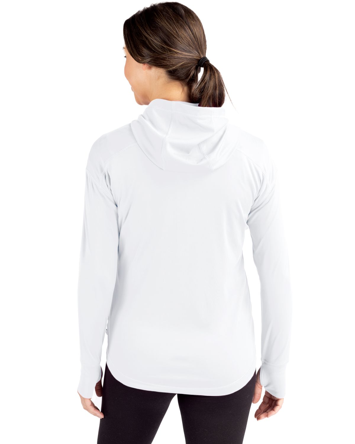 Cutter & Buck Women's Daybreak Recycled Half Zip Hooded Pullover-5