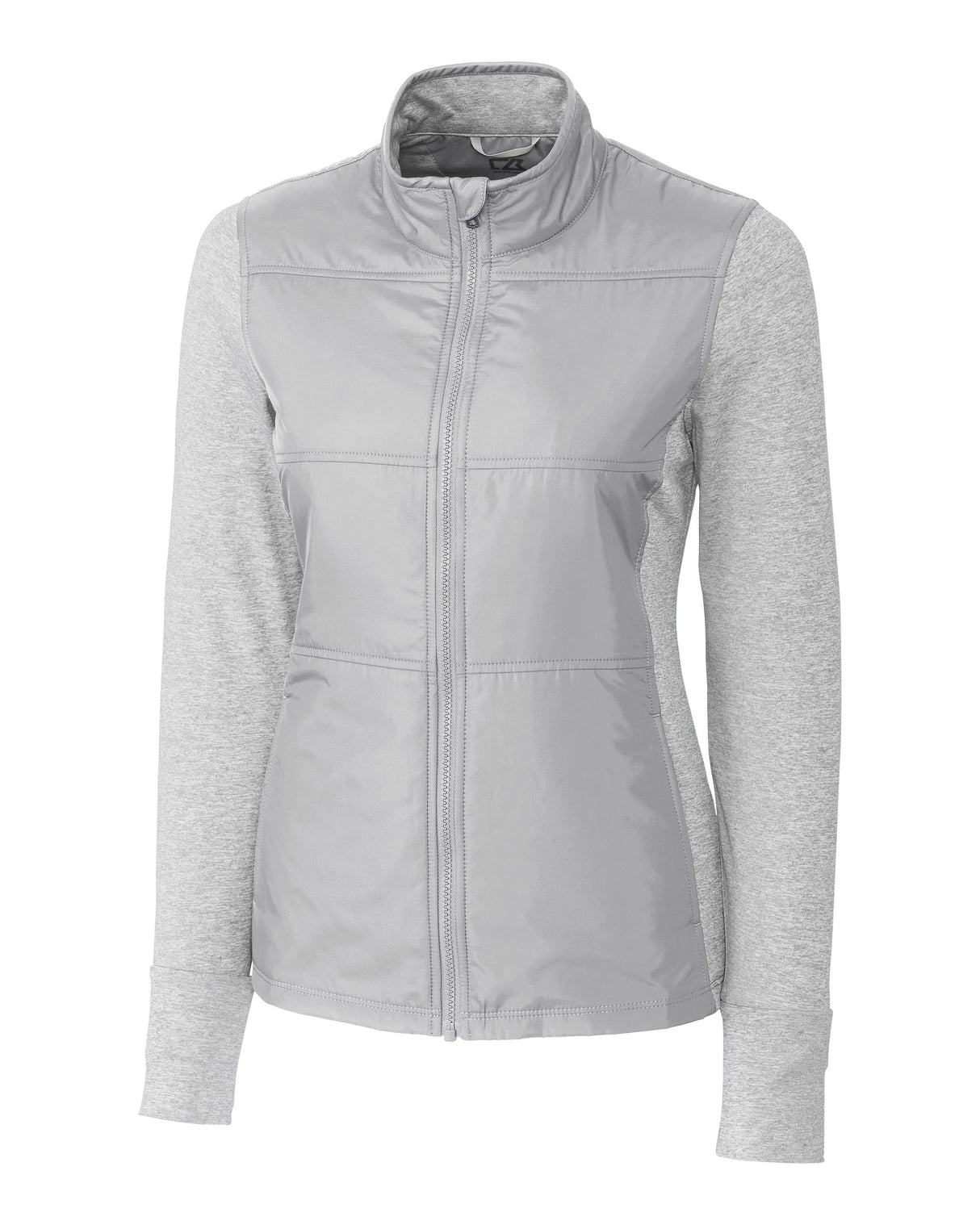 Cutter & Buck Women's Stealth Recycled Hybrid Quilted Windbreaker Jacket-1